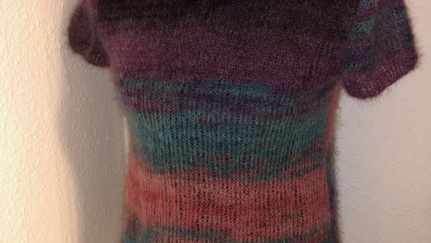 Der Frühling kommt sicher: Eine Top aus Mohair