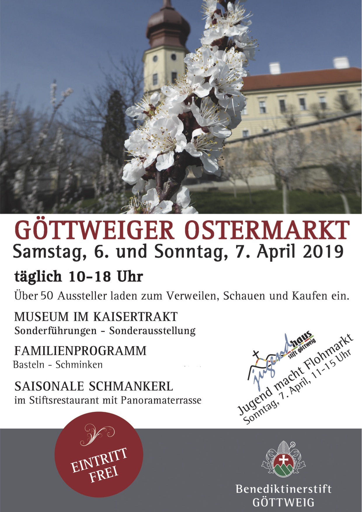 Fröhliches Wiedersehen am Ostermarkt in Stift Göttweig!