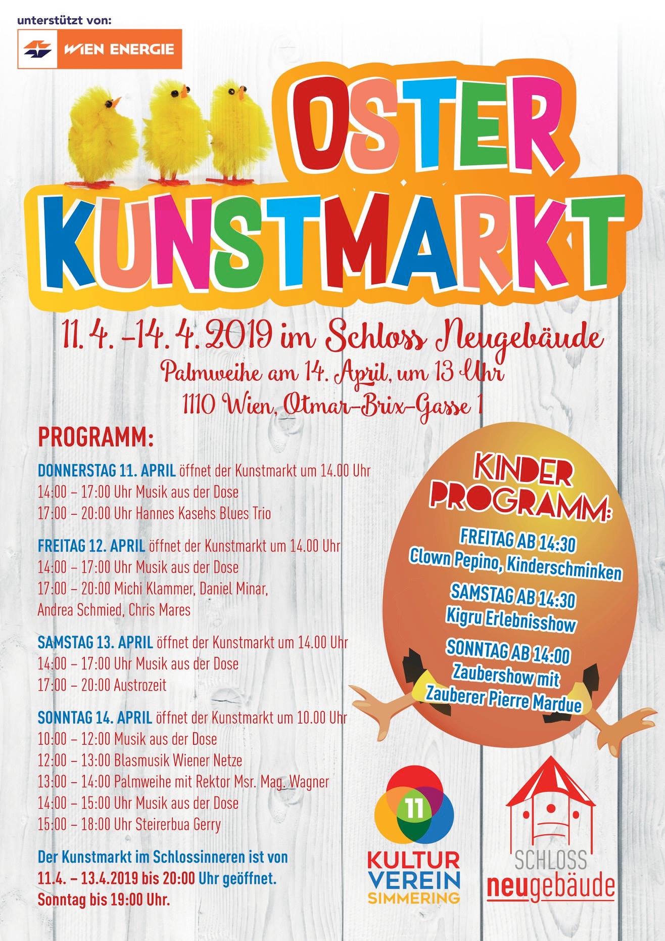 Ostermarkt im Schloss Neugebäude