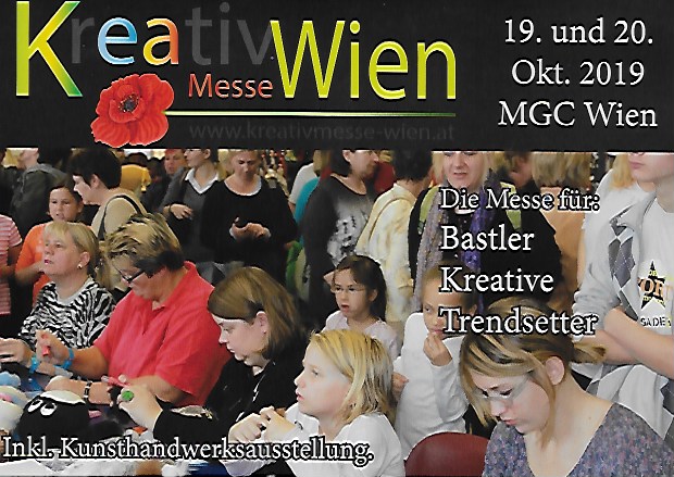 Besuchen Sie uns auf der Kreativmesse in Wien