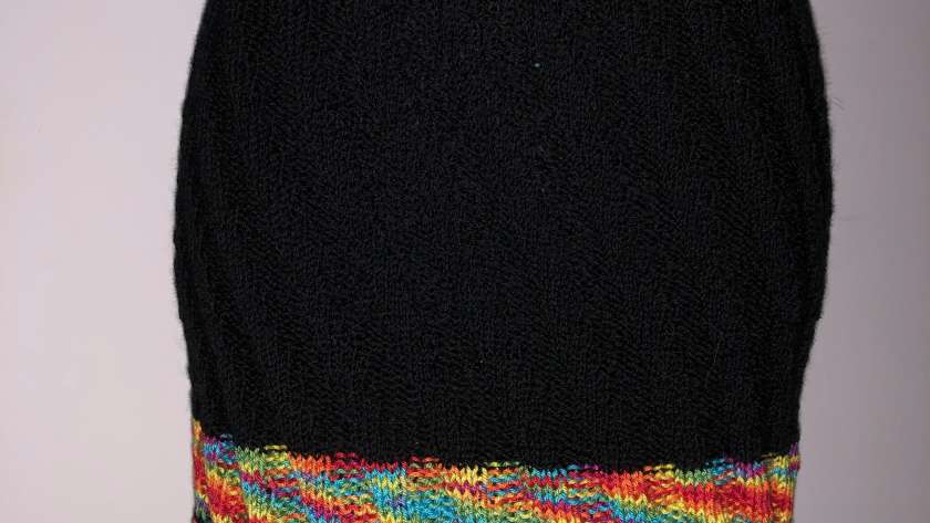 Jetzt brandaktuell: Der Strickrock