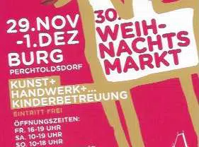 Jubiläum für den Weihnachtsmarkt in Perchtoldsdorf