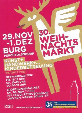 Jubiläum für den Weihnachtsmarkt in Perchtoldsdorf