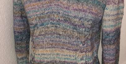 Ein zarter Pullover für den Winter