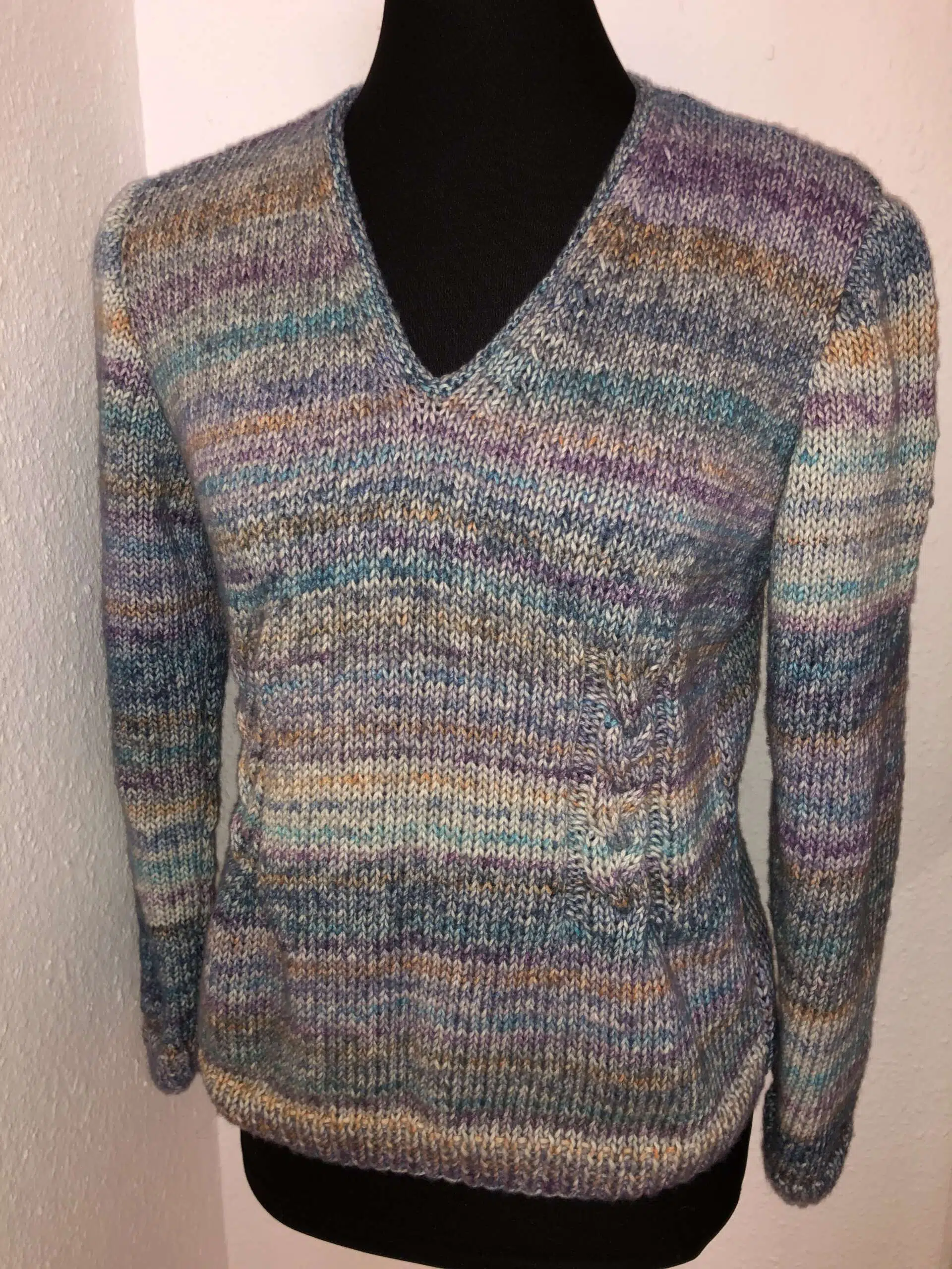 Ein zarter Pullover für den Winter