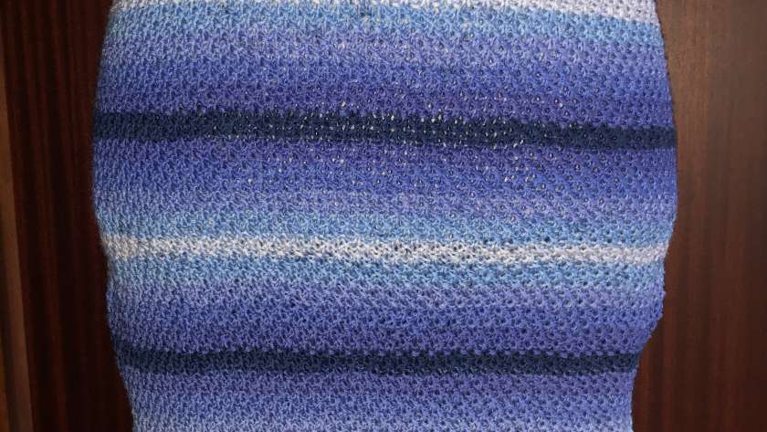 Ein blauer Rock wie der Sommerhimmel