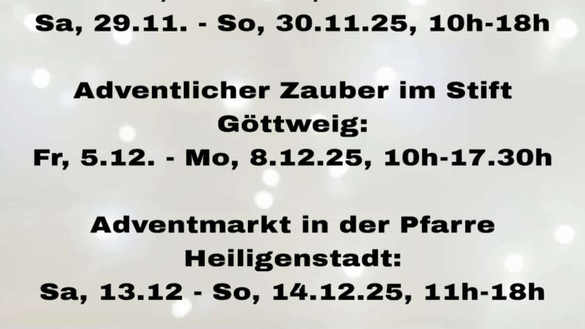 Es ist wieder soweit….